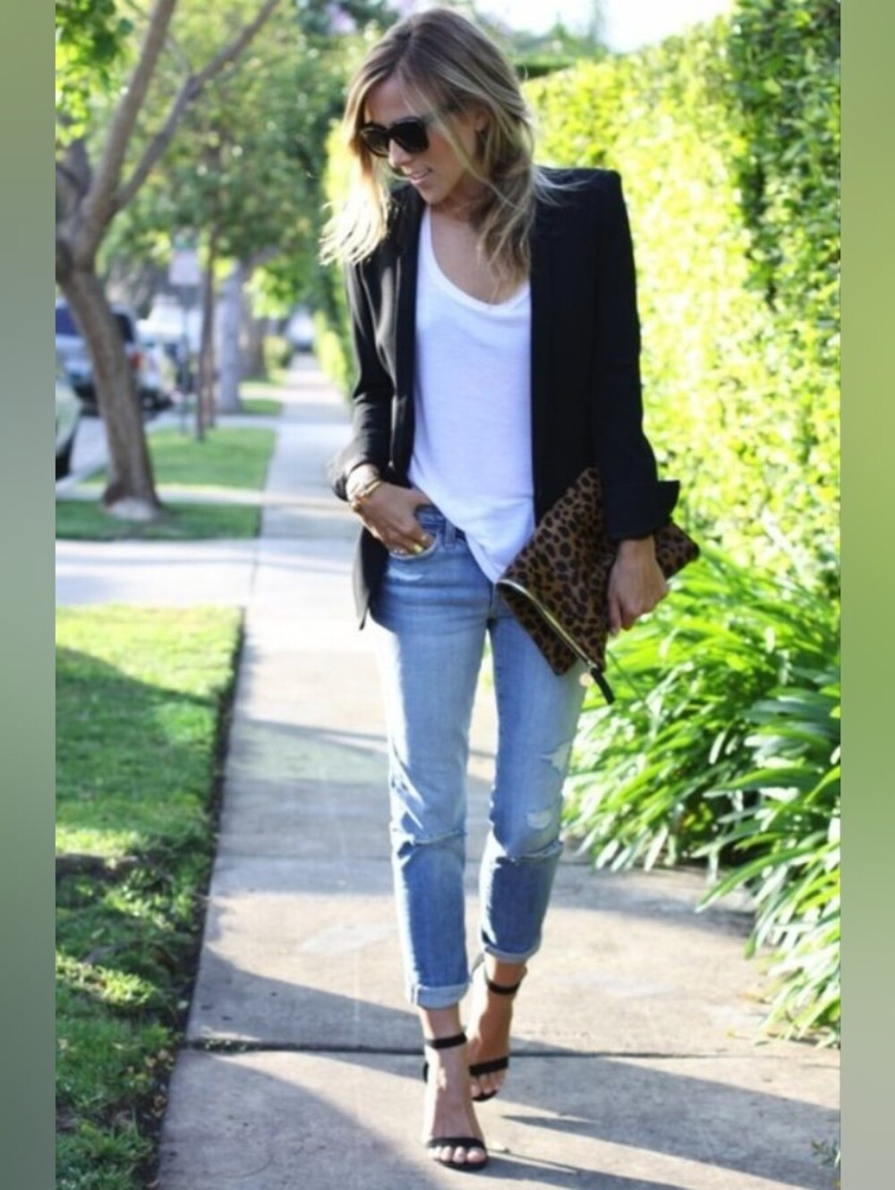 Classic Women's Black Blazer - Tailored Look(Boyfriend Fit)